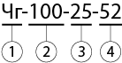 Чг 100 условное обозначение.png