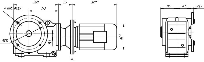 мотор-редуктор UD-KAF57.jpg